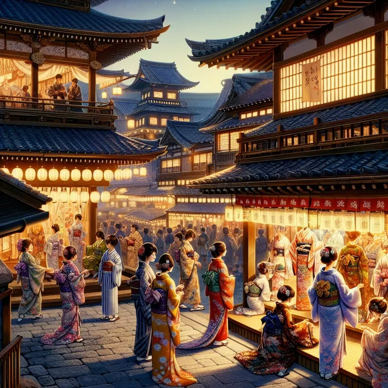 화려한 에도 시대로의 초대 기모노와 유카타 체험의 매력